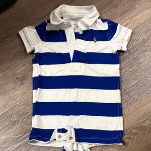 Baby Boys: Polo by Ralph Lauren Kids Blue and White Polo Shirt